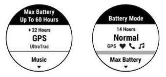 Le gestionnaire d'&eacute;nergie Power Management de la Fenix 6